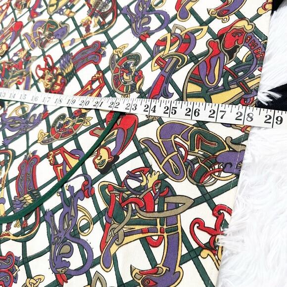 Ulster Weaver Cotton Apron Abstract Art Style Design - Picture 4 of 6